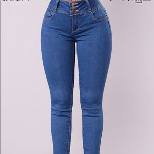Fashion nova wax jeans